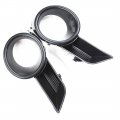 Left Right Black Fog Lights Covers Replacement For Toyota Highlander 2008 2009 2010 Light Cover Trims