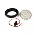 Fortpro 4 Red Round Tail Stop Turn Led Light With 24 Leds And Clear Lens F235109 