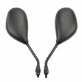 Goofit 8mm Black Plastic Rearview Mirror Replacement For 50cc 70cc 90cc 110cc 125cc 150cc 200cc 250cc Atv Scooter Motorcycle