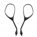 Goofit 8mm Black Plastic Rearview Mirror Replacement For 50cc 70cc 90cc 110cc 125cc 150cc 200cc 250cc Atv Scooter Motorcycle