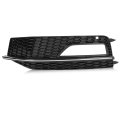 Front Bumper Fog Light Cover Grille Left Driver Side For Audi A4 S-line B8 5 2013-2016 Fit S4 8k0807681l 8k0807681n Chrome 