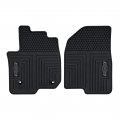 Chevrolet Silverado Custom Fit Front Vehicle Floor Mats For 1500 2500 3500 High Country Model Years 2019 2023 Black Rubber Set 