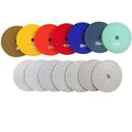 Konfor 5 Inch 7-step Wet Diamond Polishing Pads Premium Grade For Stone Concrete Marble Granite 7 Pcs Set