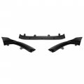 Kuafu 3pcs Front Bumper Lip Splitter Compatible With 2018-2020 Honda Accord 4dr Model Under Chin Spoiler Air Dam Pp Plastic