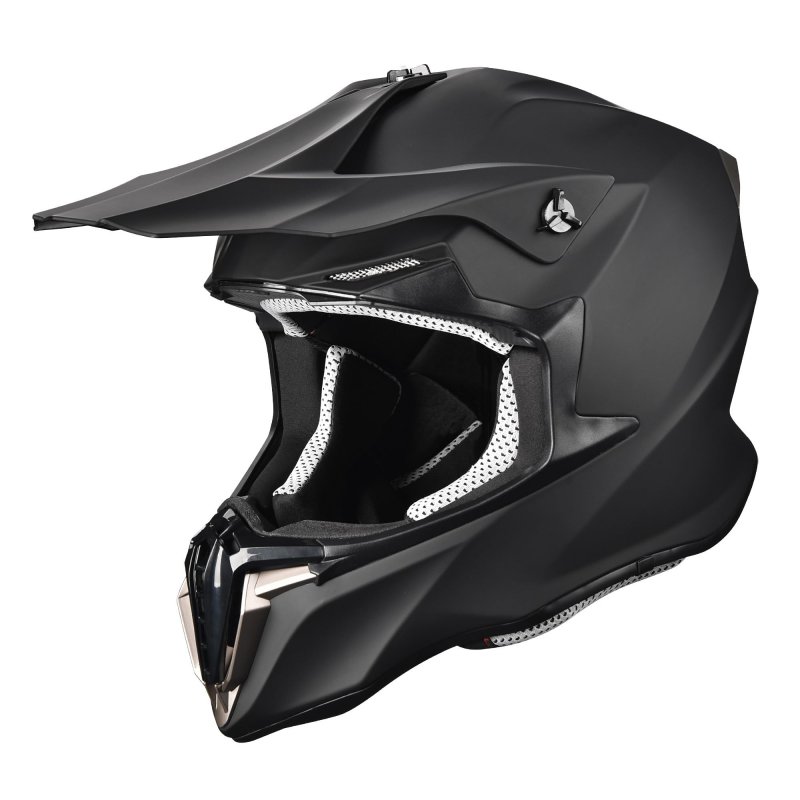 Ahr Offroad Full Face Motorcycle Helmet Motocross Dirt Atv Dot Matte Black Xl