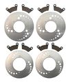 05 Front Rear Brake Rotors And Pads Polaris Ranger 700 Xp 2005 