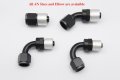 Autobahn88 Hydraulic Crimp For Aluminum Swivel Hose End Fitting Elbow 120-degree An10