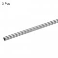 Uxcell 304 Stainless Steel Round Tube 8mm Od 0 6mm Wall Thickness 250mm Length 3 Pcs