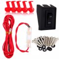 Cab Marker Light 5pcs Smoke Lens Top Roof Running Assembly W Bases Wiring Pack Switch Wire Harness T10 194 168 Bulbs Fit Ford