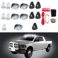 Cab Marker Light 5pcs Smoke Lens Top Roof Running Assembly W Bases Wiring Pack Switch Wire Harness T10 194 168 Bulbs Fit Ford