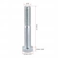 Uxcell Hex Head Screw Bolts Carbon Steel 5 16 -18x2 Fastener Grade Unc 10pcs