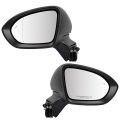 Towing Mirrors Glass Fit For 2016-2019 Cruze C V Left And Right Outside Rear View 39125821-pfm
