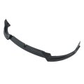Carbon Fiber Style Front Bumper Lip Spoiler 3 Pieces Replacement For Model Y 2020 2021 2022 2023 2024 