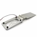Httmt Mt294-005- Foldable Tag Bracket License Plate Led Compatible With All Touring W Hard Abs Bag Chrome
