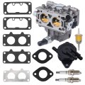 16100-z9e-033 Carburetor Fit For Honda Gx630 Gx690 V Twin Cylinder Gx630r Gx690r Gx630rh 16100-z9e-023 With 16700-z6l-003 Fuel