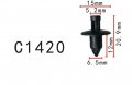 Autobahn88 Bumper Cover Clip Compatible With Mitsubishi 08-12 Eclipe Oem Mb619582 Pack Of 20