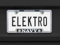United States Navy Open Chrome License Plate Frame