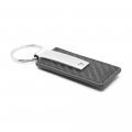 Au-tomotive Gold Carbon Fiber Rectangular Leather Key Chain For Ford F-250 Gunmetal