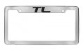 Acura Tl Chrome Plated Top Engraved Two Hole Metal License Plate Frame Holder 