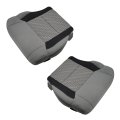 2pcs Gray-black Cloth Seat Cover Front Driver And Passenger Side Bottom Replacement For Tundra 2014-2021 