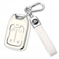Key Fob Cover For Gmc Acadia Sierra Terrain And Chevy Silverado 5 Buttons Soft Tpu Protection Case With Keychain Screwdriver 