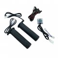 Show Chrome Inferno Heated Motorcycle Grips For Honda Goldwing Gl1200 Gl1500 Gl1800-7 8x5-3 4 Handlebars 5 Heat Settings 