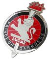 Joseph Lucas King Of The Road Prince Darkness Car Grille Badge