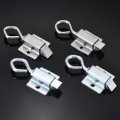 Spring Loaded Latch 8 Pack Automatic Stainless Steel Barrel Door Lock With Self Closing Pull Ring For Gates Windows And