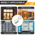 Spring Loaded Latch 8 Pack Automatic Stainless Steel Barrel Door Lock With Self Closing Pull Ring For Gates Windows And