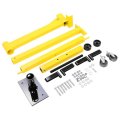 Engine Stand Adjustable Motor Heavy Duty Powder Coated Steel Yellow 1000lbs