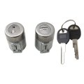 Front Door Lock Cylinder Kit Pair Set With Keys For 1995-2000 Chevy K3500 Truck