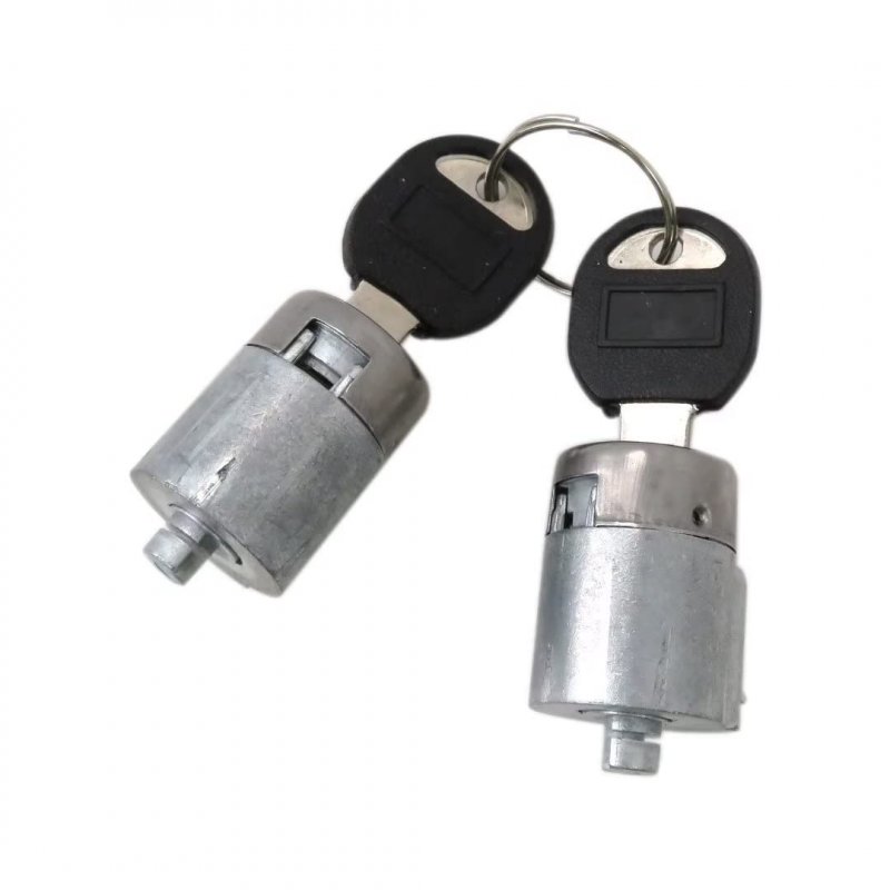 Front Door Lock Cylinder Kit Pair Set With Keys For 1995-2000 Chevy K3500 Truck