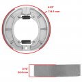 For Suzuki Quadrunner Lt160e Lt160 Front Brake Shoes 54410-02c00 54400-02810 Mod-ztf1-15988