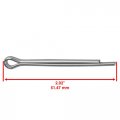 Caltric Front Axle Castle Nut Compatible With Suzuki Lt-a700x 2006 2007 Lt-a450x 2008 2009