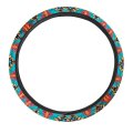 Horeset Tribal Africa Car Steering Wheel Cover Non-slip Protector Southwest Antique Sweat Absorption Universal Accessories 15