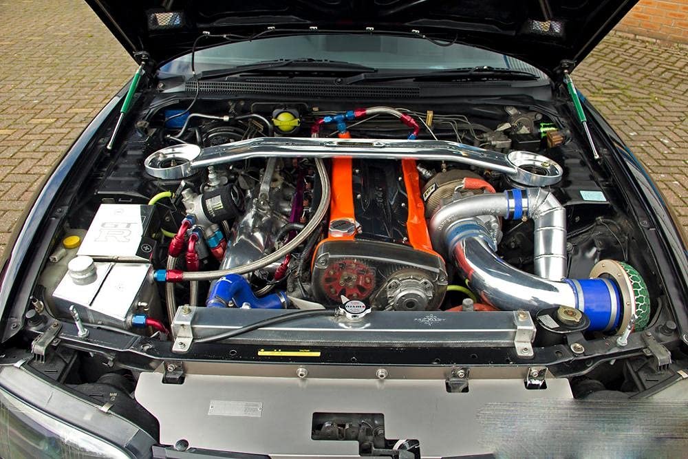 Tsubasa Lift Supports For Nissan Skyline Gt-r Gtr R33 1993-1998 Front Bonnet Hood Modify Carbon Fiber Gas Charged Shock Dampers