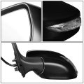 Ni1320237 Oe Style Powered Heated Turn Signal Driver Left Side View Door Mirror Compatible With Sentra 13-15