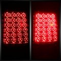 Hecasa Tail Lights For 2007-2013 Toyota Tundra Pickup Truck Led Rear Brake Lamps Assembly Driver And Passenger Side Smoke Lens