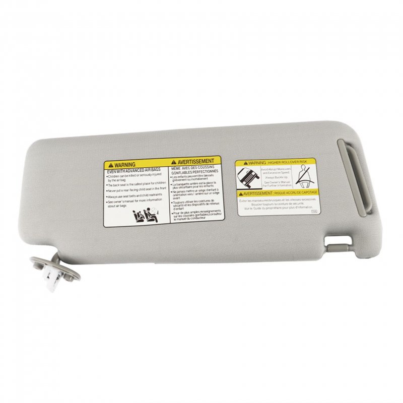 Gray Front Left Driver Side Sun Visor Replacement For Toyota 4runner 2010-2023 74320-35a91-b1