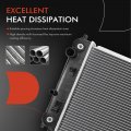 A-premium Engine Coolant Radiator With Trans Oil Cooler Compatible Chevrolet Malibu 1997-2003 Oldsmobile Alero 1999-2004
