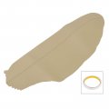 X Autohaux Pair Beige Microfiber Leather Door Panel Armrest Cover Replacement For Honda Accord 2008-2012