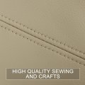 X Autohaux Pair Beige Microfiber Leather Door Panel Armrest Cover Replacement For Honda Accord 2008-2012