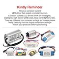 Chanzon Led Driver 600ma Constant Current Output 9v-13 6v Input 85-277v Ac-dc 3-4x3w 9w 12w Power Supply 600 Ma Lighting 