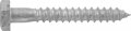 Hot Dipped Galvanized Hex Lag Screw 1 2 In X 7 25 Pack 812107 Alloy Steel Type 17 Point Unc Thread 