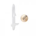 Uxcell Plastic Shelf Support Pegs 20pcs 7mm Locking Pins Cabinet Clips Bracket Peg For Kitchen Furniture Book Shelves Supplies