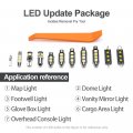 15pcs Cherokee Xj Interior Led Lights Bulb Kit For Jeep 1990 1991 1992 1993 1994 1995 1996 Map Dome Cargo Super Bright 6000k