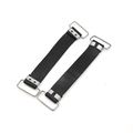 Uxcell 10 Pcs Black Motorcycle Bettery Fixed Holder Rubber Strap Band Bandge 15cm Long