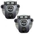 Brock Replacement Driver And Passenger Set Round Fog Lights For 2000-2006 Tahoe Suburban Z71 16530218 