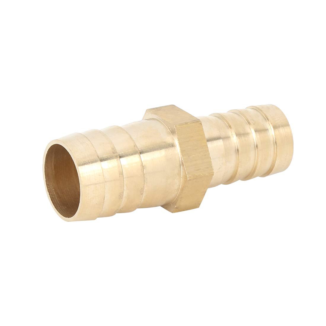 19mm To 16mm Brass Barb Hose Straight Connector Adaptor Reducer Splicer Fitting For Air Water Gas Oil