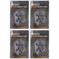 Niche Brake Pad Set For Harley-davidson Street 500 Bmw F650st K1600 Front Rear Semi-metallic 4 Pack